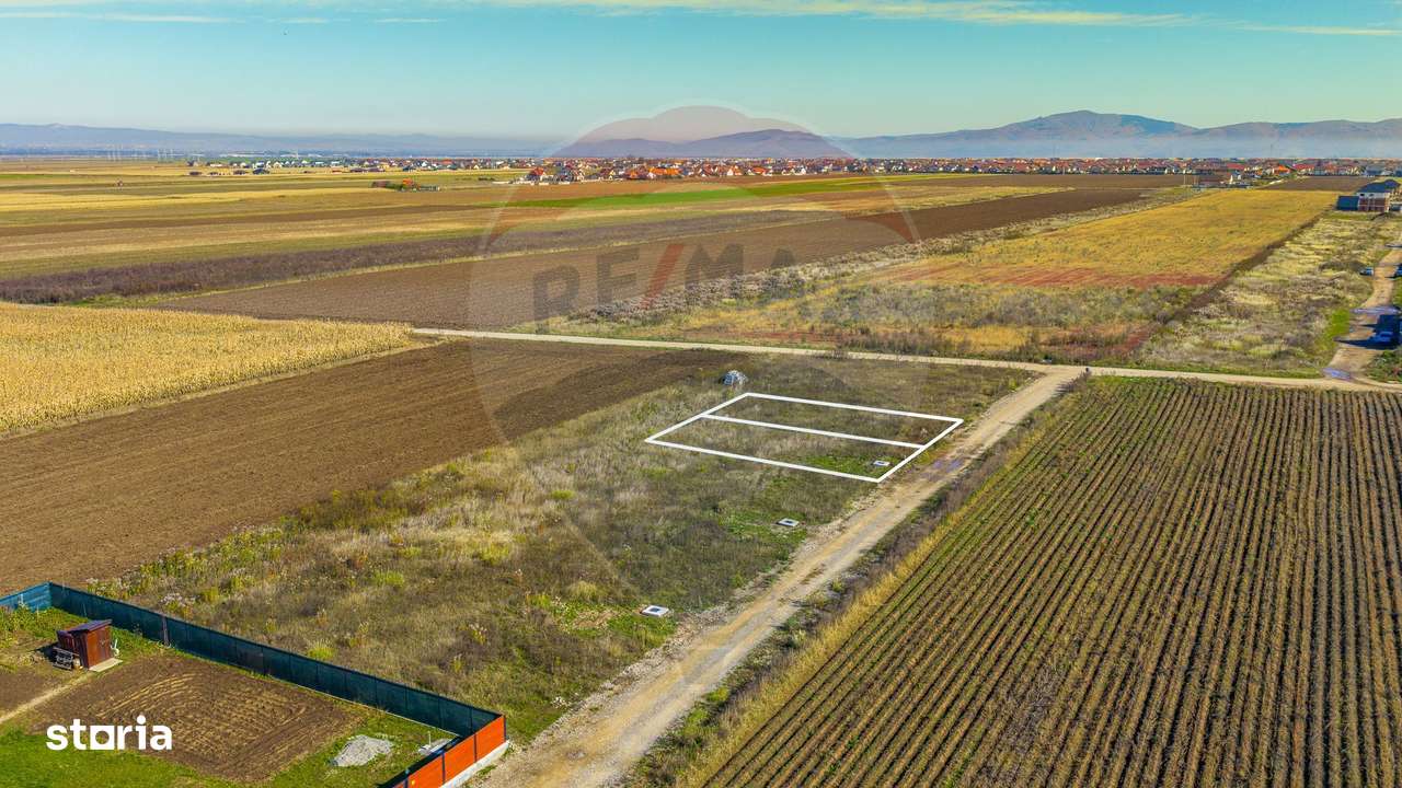 0% Comision  | Teren 650 mp | Sacele, Str. Venus | Curent + Apă - Imagine principală: 4/8