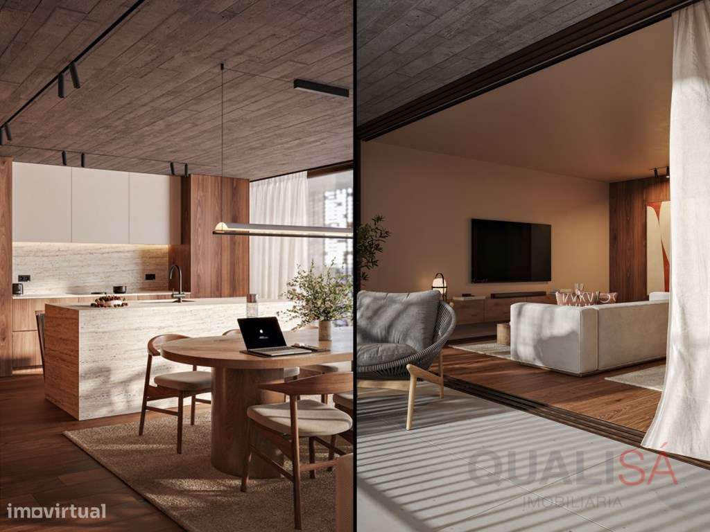 Apartamento T2 novo com logradouro em empreendimento de luxo no cen...-8