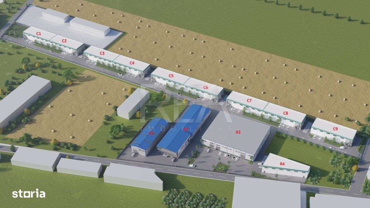Parc Logistic format din 14 hale partial inchirate | Popesti-Leordeni - Imagine principală: 5/11