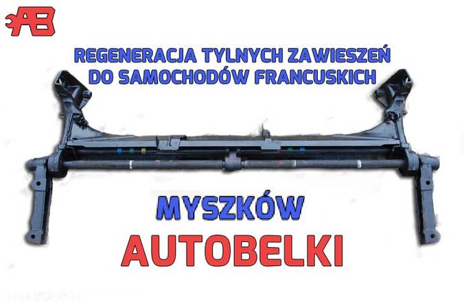 Tylna belka RENAULT LAGUNA hatchback ŚLĄSK MYSZKÓW regeneracja 2 lata gwarancji - 1