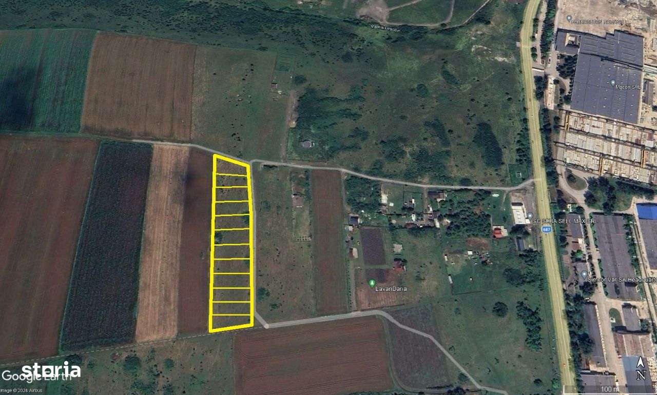 În RATE. Loturi de 100mp și 200mp Cristur la marginea satului zonă fru - Imagine principală: 3/4