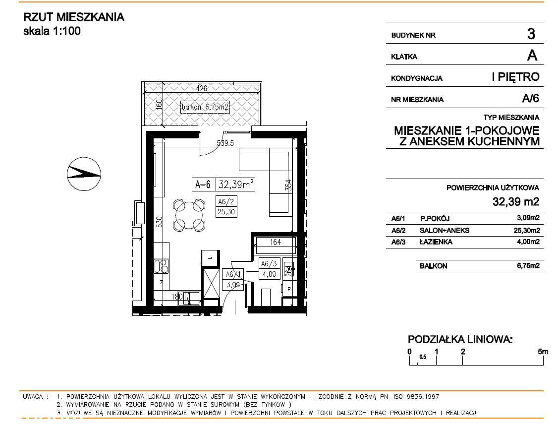 Apartamenty Brzoskwiniowa Etap 3 - mieszkanie A6 - Pełny obrazek: 4/9