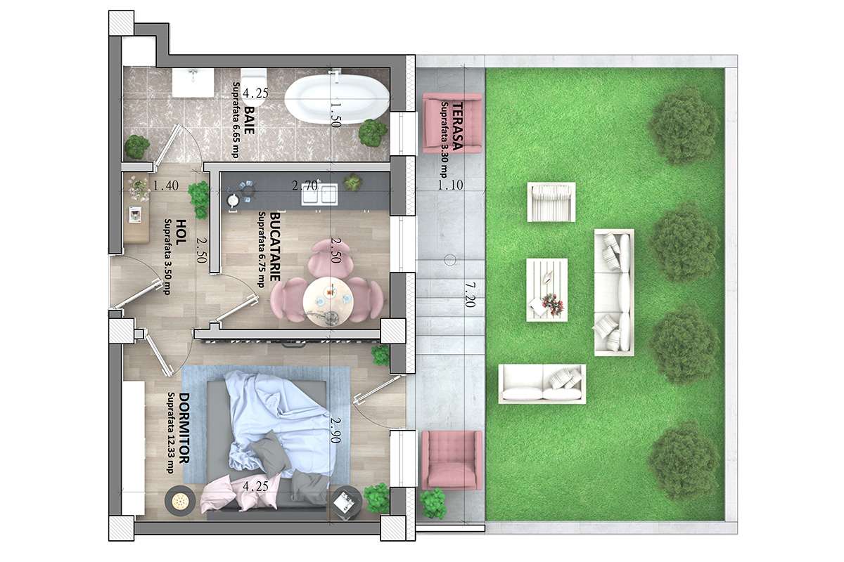 PROMO: 0 TAXE NOTARIALE Apartamente 1 si 2 camere D ASTORIA RESIDENCE-16