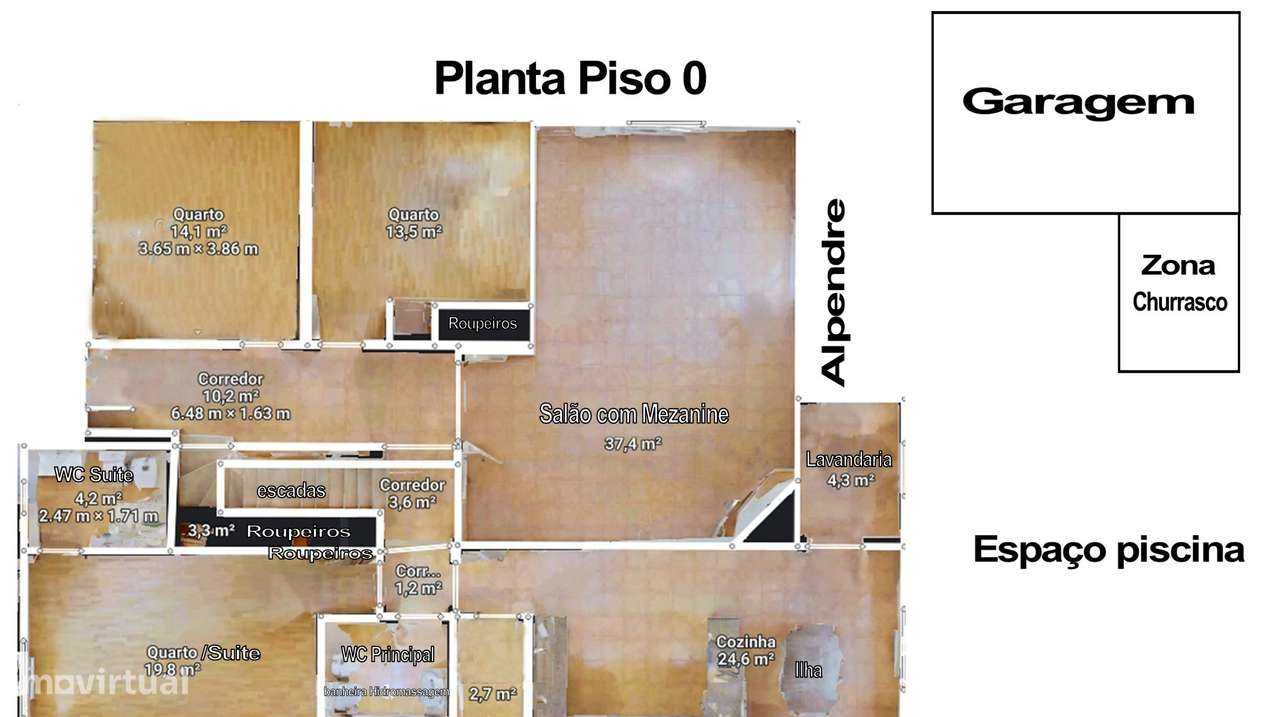 Moradia T5 isolada com 20 painéis solares e 3 quartos no piso térreo-34