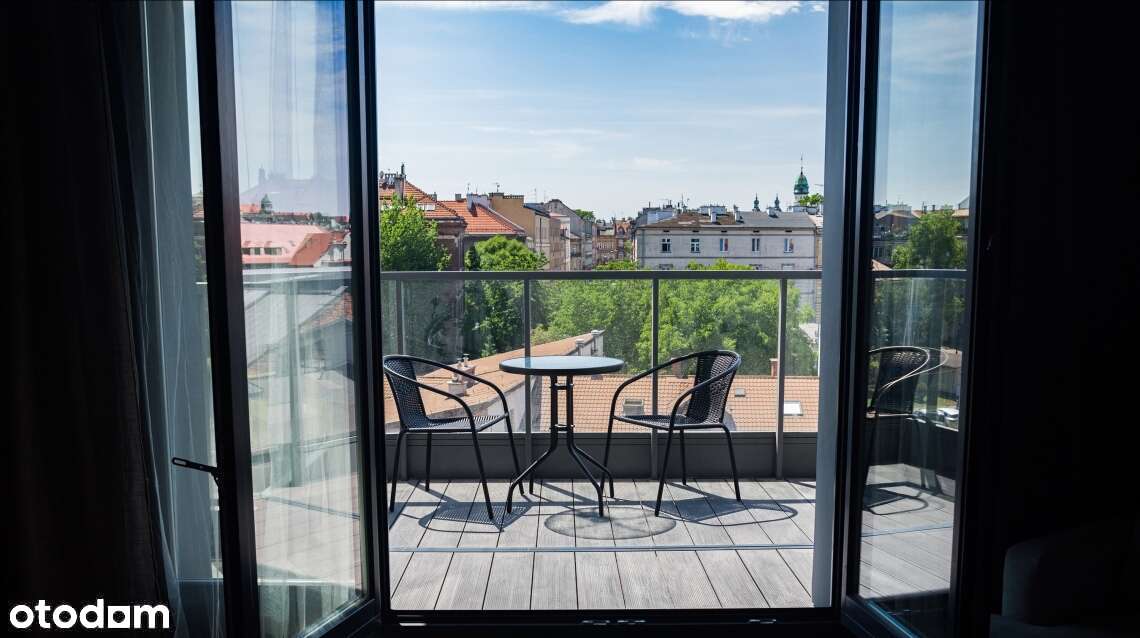 REZERWACJA Apartament 2-pok|Kazimierz|Apartamentowiec|Taras z widokiem - Pełny obrazek: 1/13