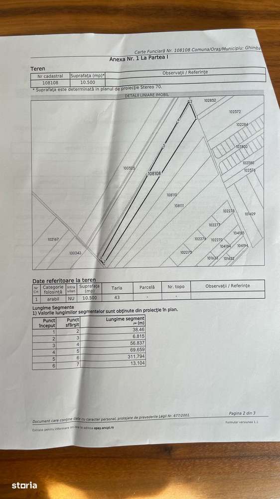 Vânzare teren extravilan – Ghimbav - Imagine principală: 3/3