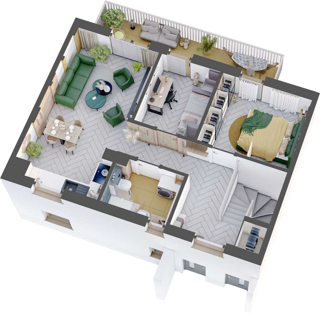 Słoneczny Nowy Otok | mieszkanie 3-pok. | 39 - Pełny obrazek: 3/8