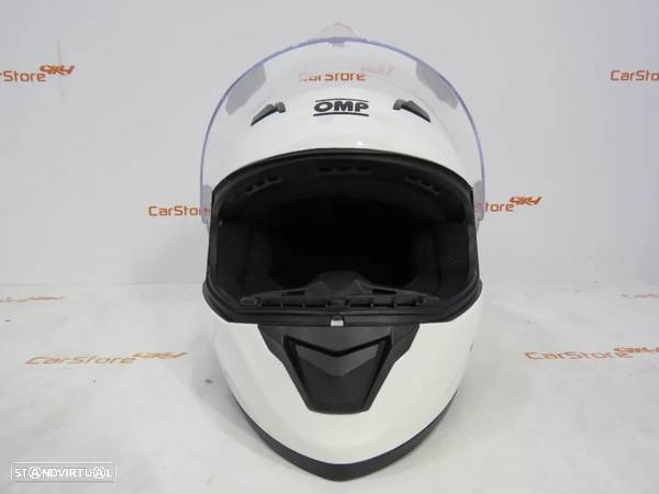 Capacete OMP Circuit EVO Preto Matte + Amarelo + Branco - 11