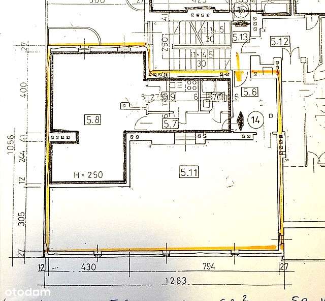 Kazimierz ul.Rzeszowska lokal 80m2 w tym mieszkanie 40m2+ 40m2 strychu-13