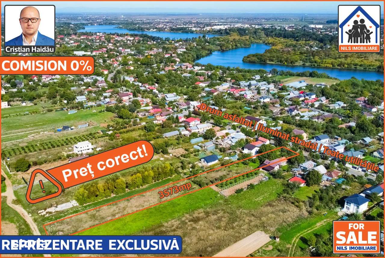 Teren intravilan | 3573mp | Toate utilitatile! | Buftea IF - Imagine principală: 1/7