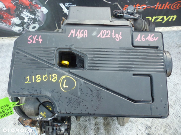 SILNIK SUZUKI SX4 1.6 16V M16A 122 TYS - 2