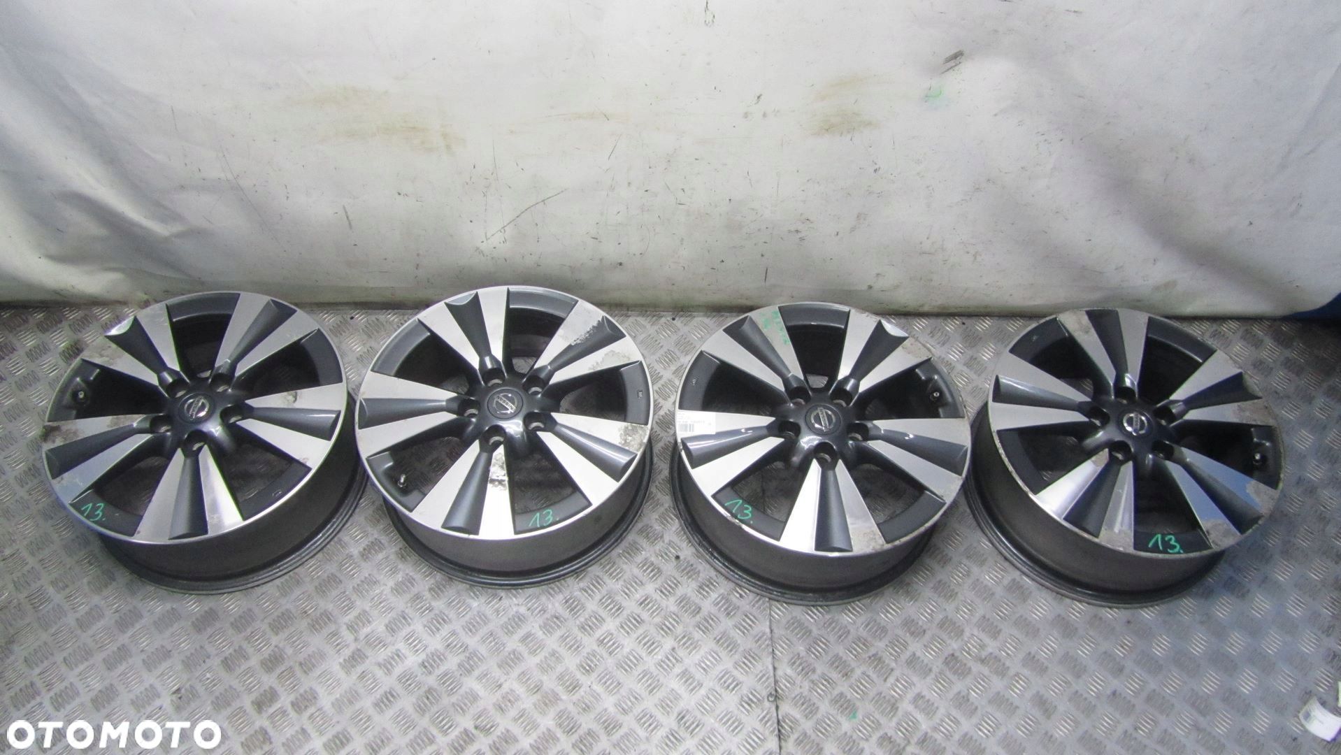 NISSAN PULSAR FELGI ALUMINIOWE 5X114,3 ET45 6,5X17 - 1