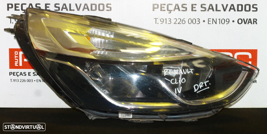 ÓPTICA DIREITA RENAULT CLIO IV - 2