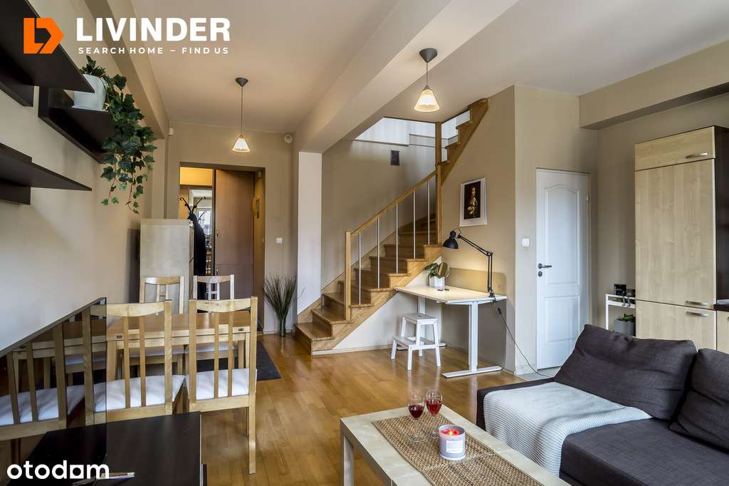 Jasne, ciche, dwupoziomowe z 10m2 piwnicą-0