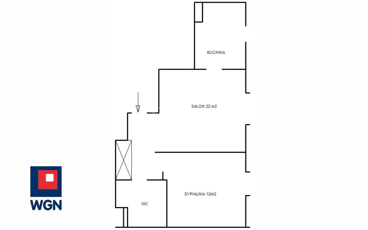 2 pokoje, oddzielna kuchnia, komórka, garaż, metro-13