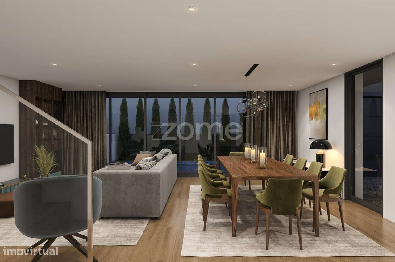 Moradia T4 Praia da Memória, 3 frentes e vista mar - Grande imagem: 4/25