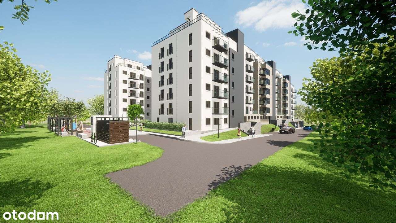 NOWE 2-pokojowe m. z tarasem, Wieniawskiego-4