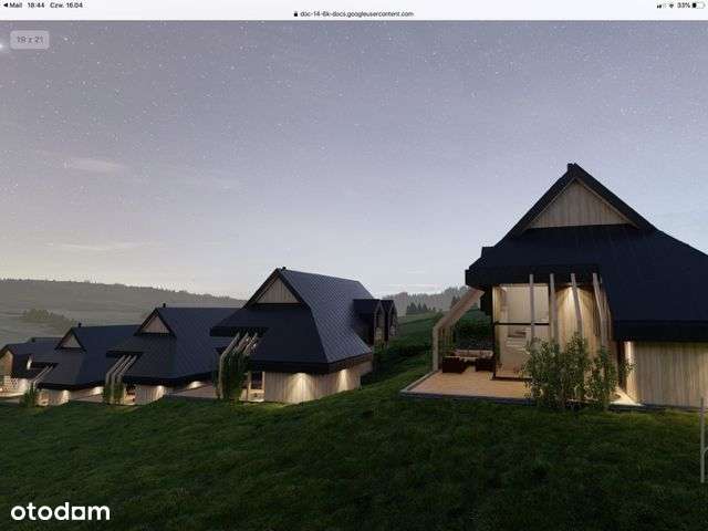 WIDOKOWA działka z PnB domu o WYJĄTKOWEJ, nowoczesnej ARCHITEKTURZE!-1