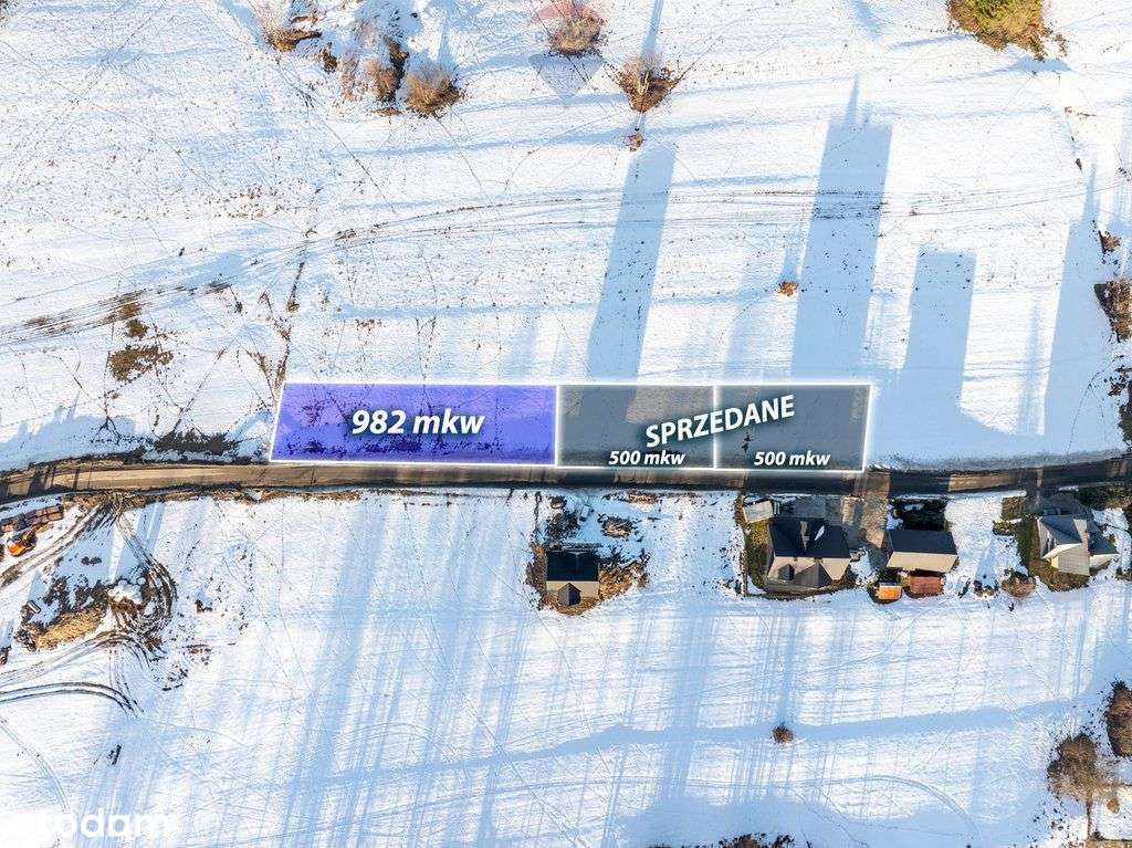 Działka przy drodze gminnej Sierockie