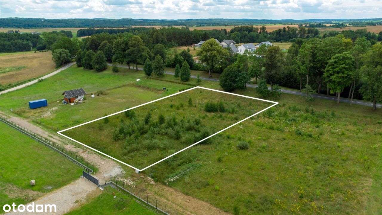 Duża działka 2899 m² |3km od Lidzbarka| Wz,-1