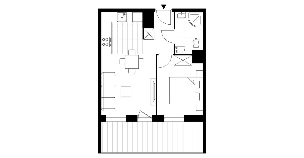 Osiedle Green Park | mieszkanie 2-pok. | 11_A2 - Pełny obrazek: 4/9