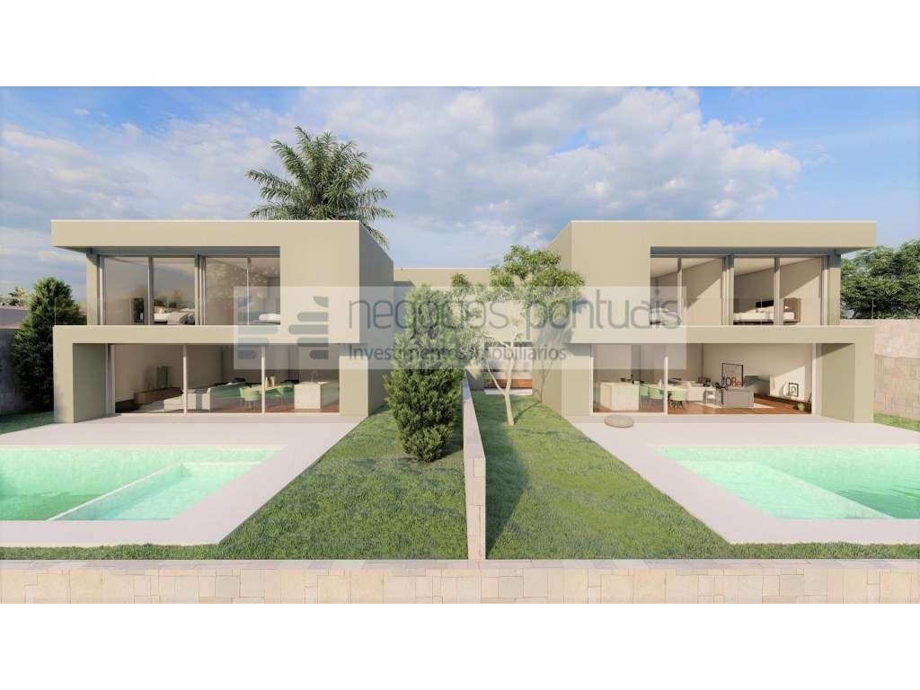 Moradia geminada T3 com piscina em inicio de acabamentos - Grande imagem: 5/11