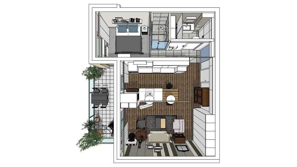 Designerskie mieszkanie na Jeżycach/taras/parking-1