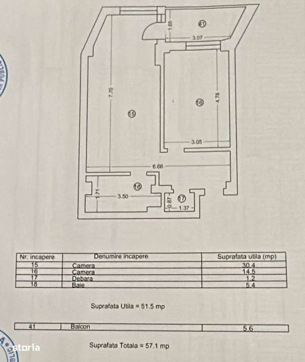 Apartament cu 2 bai si vedere la mare in Building Stefan Resort-12