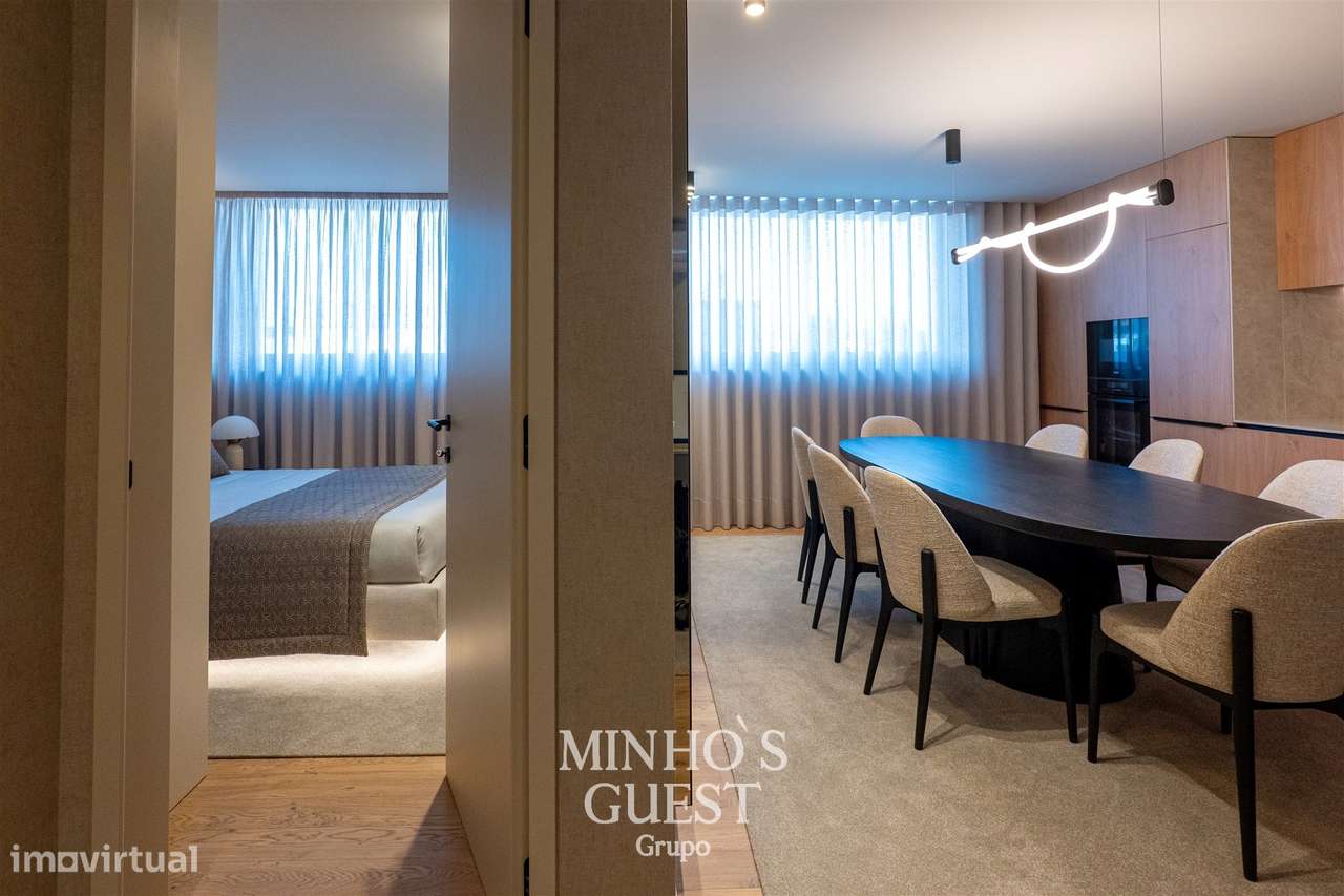 Apartamento T1 de Luxo c/ AC, Elevador e Garagem - Matosinhos-4