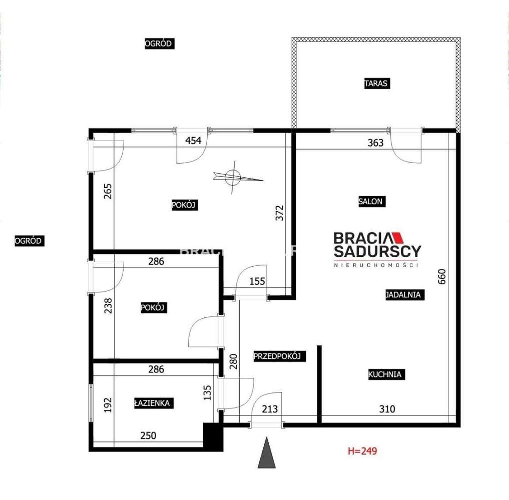 Mieszkanie, 52,37 m², Wieliczka-2