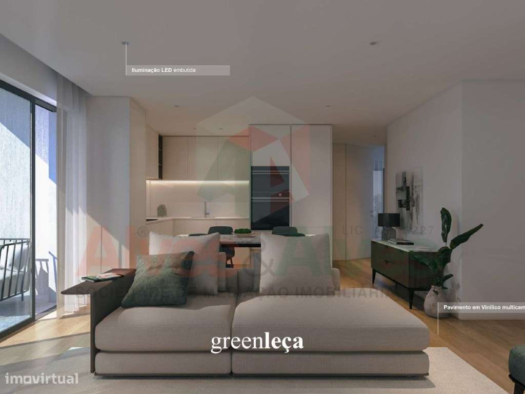 T1 Leça do Balio - Araújo - Com varanda na sala (Obra em construção) - Grande imagem: 5/10