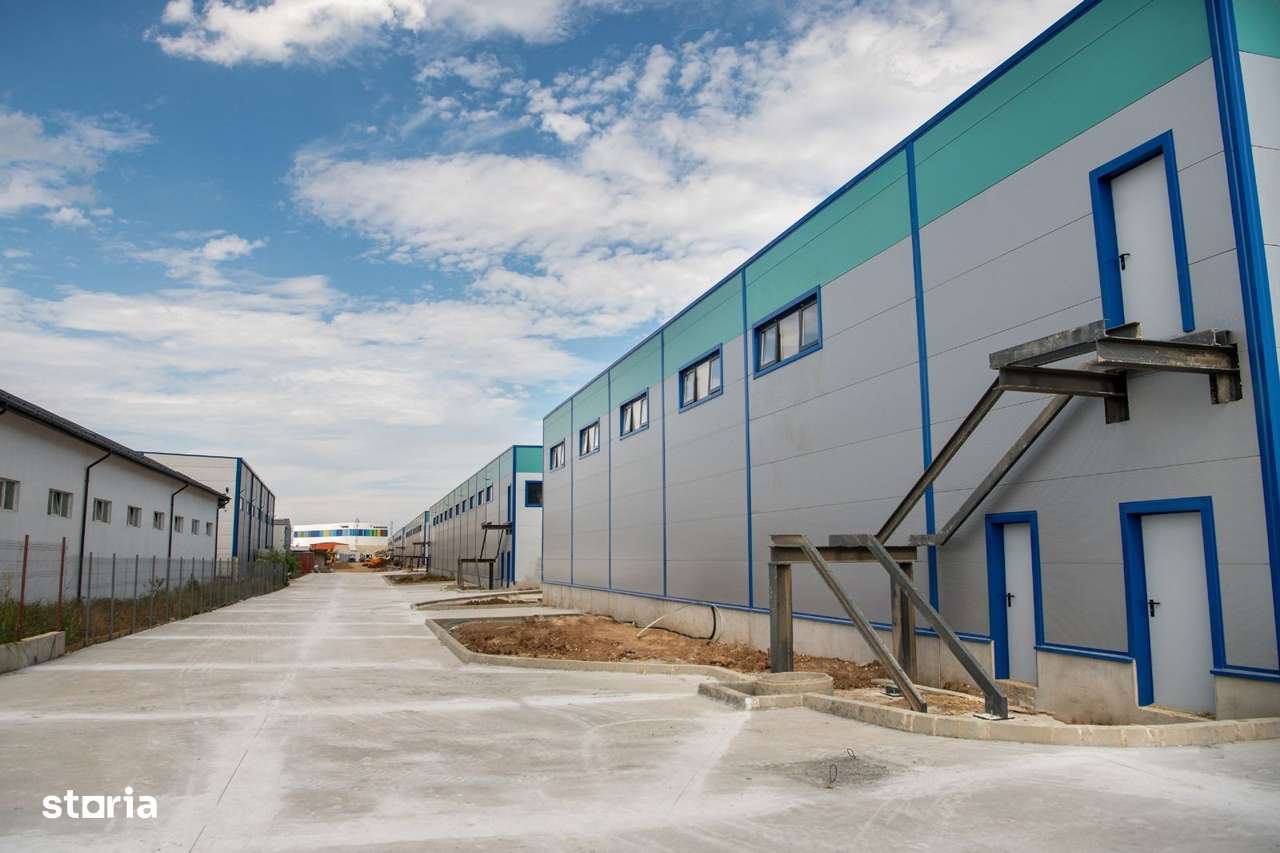 HALĂ INDUSTRIALĂ DE ÎNCHIRIAT – 575 MP, POPEȘTI-LEORDENI - Imagine principală: 2/16