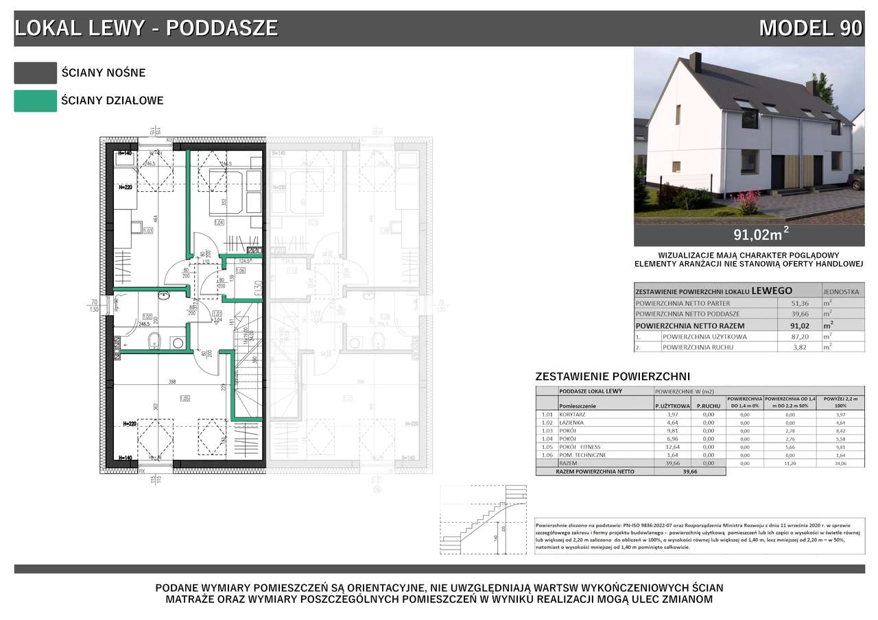 Dom, 91 m², Murowana Goślina-17