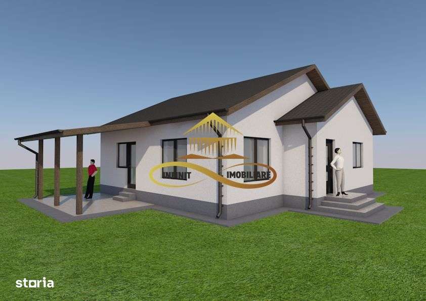 Case de vânzare – proiect în construcție, Varianta Hemeiuși - Imagine principală: 4/5