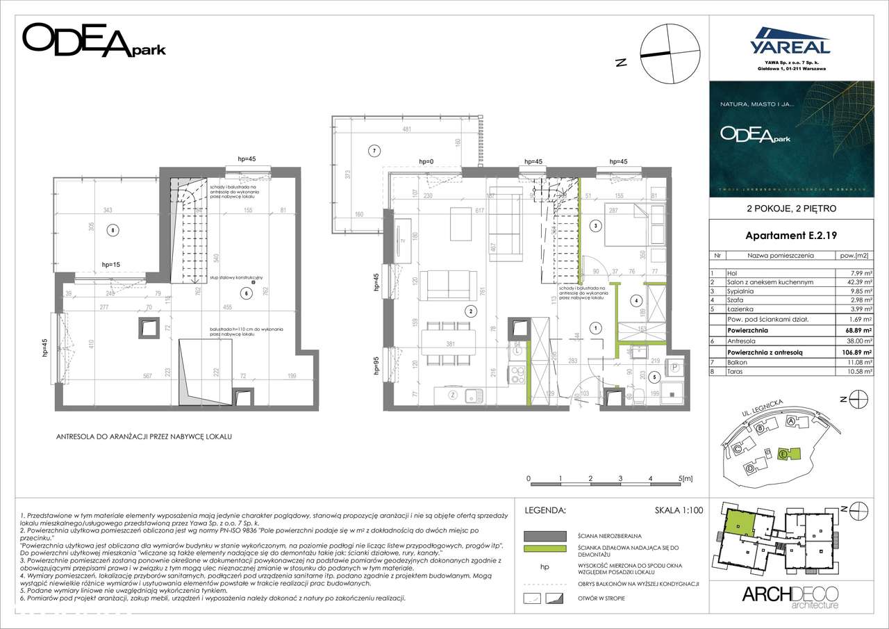 4-pokojowe mieszkanie 68m2 + taras Bezpośrednio - Pełny obrazek: 2/9