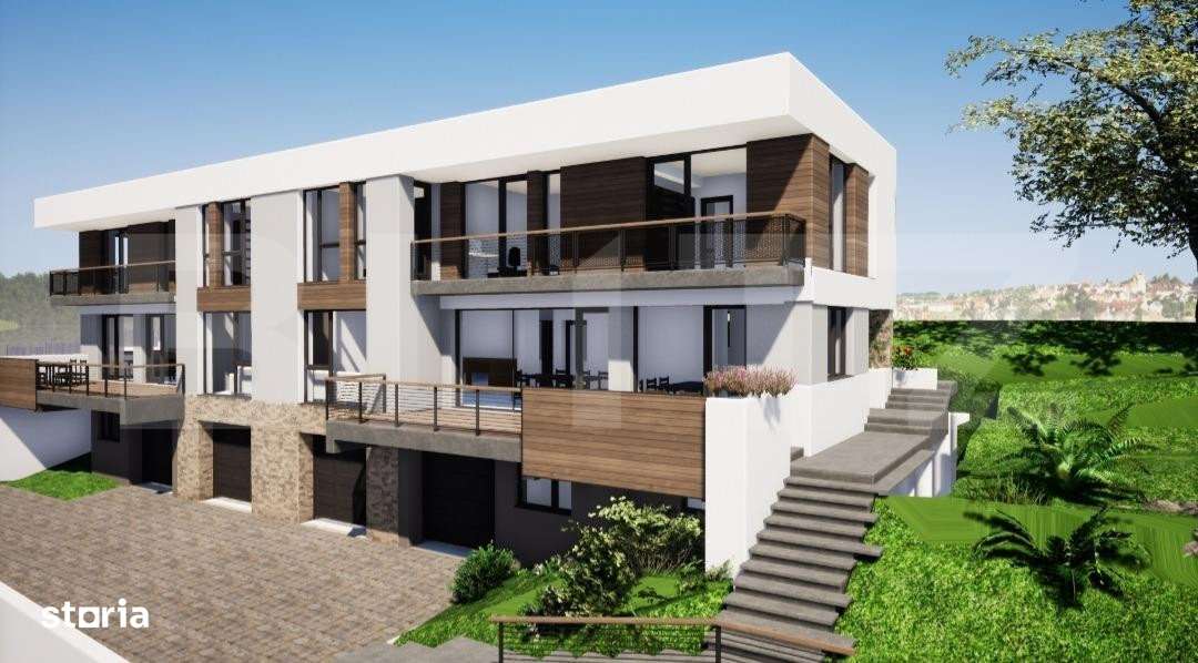 Ultima unitate! Duplex 220 mp utili, 400 mp teren, cu view spre Cluj-N - Imagine principală: 5/11