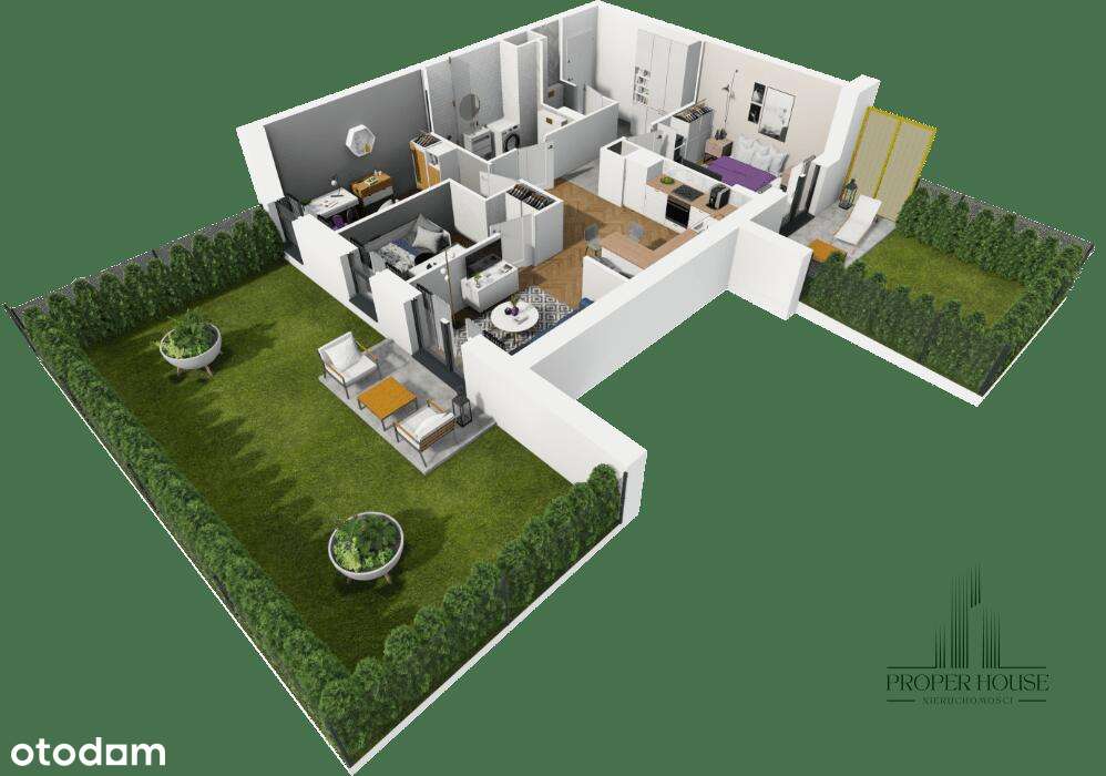 Idealne dla rodziny! Mieszkanie z dwoma ogródkami w Lublinie-3