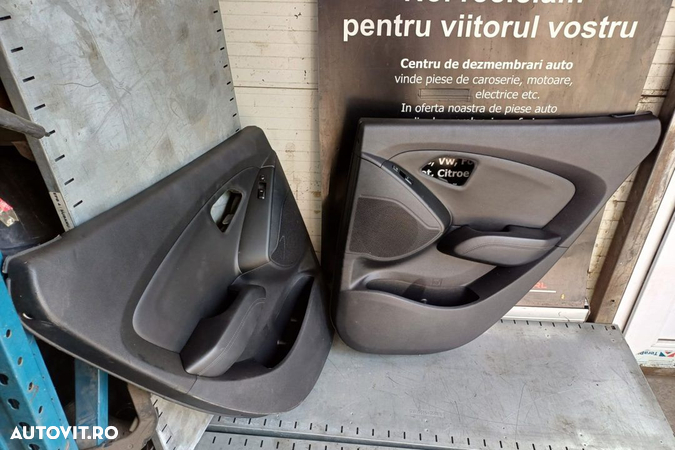 Interior complect Hyundai IX35 semi piele scaune + banchete + fete de usi - 5