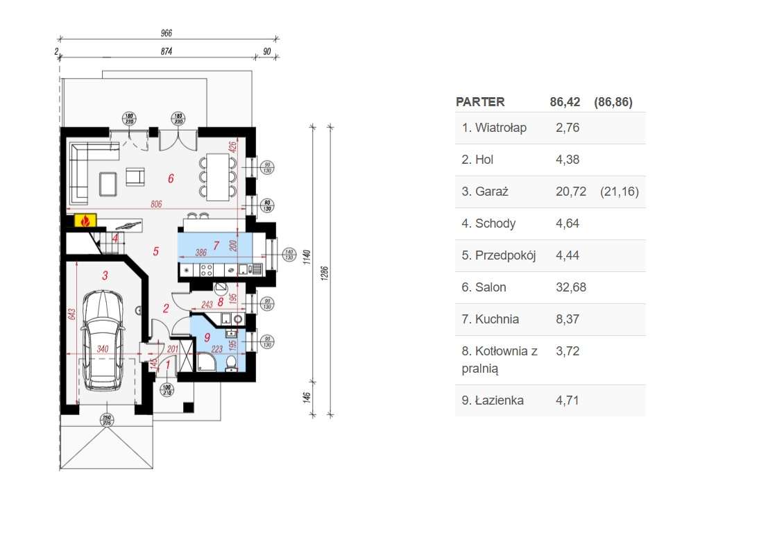 Nowy dom – 153 m² | Działka 750 m² |  Garaż w bryle| Bolesławice ! - Pełny obrazek: 4/6