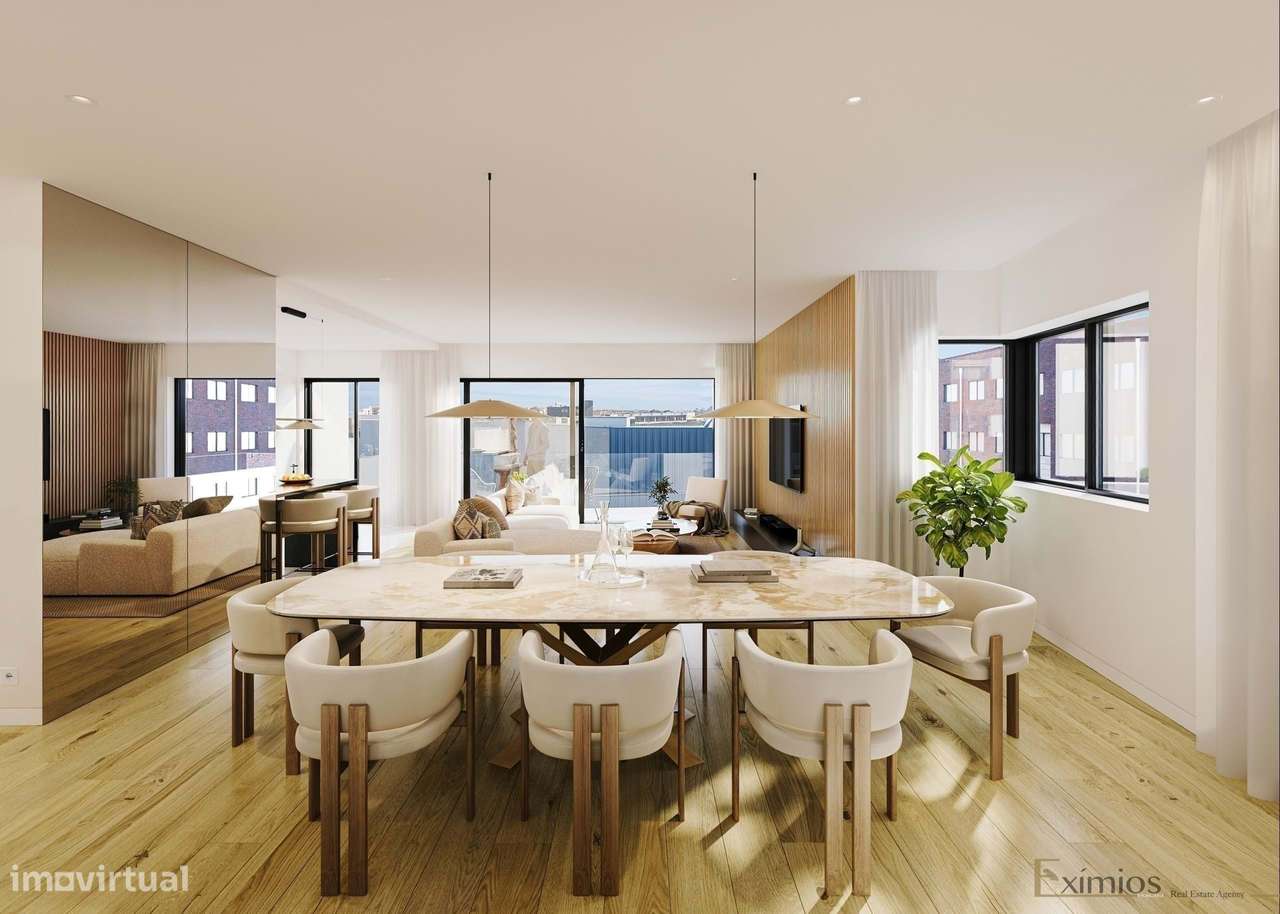 Apartamento T2 em construção, com garagem, situado em Vila do Conde - Grande imagem: 5/18