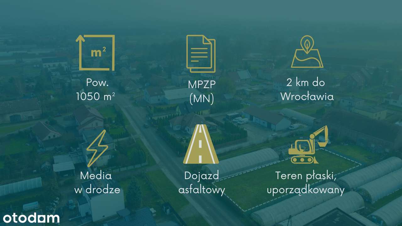 Działka budowlana - 2 km od Wrocławia-5