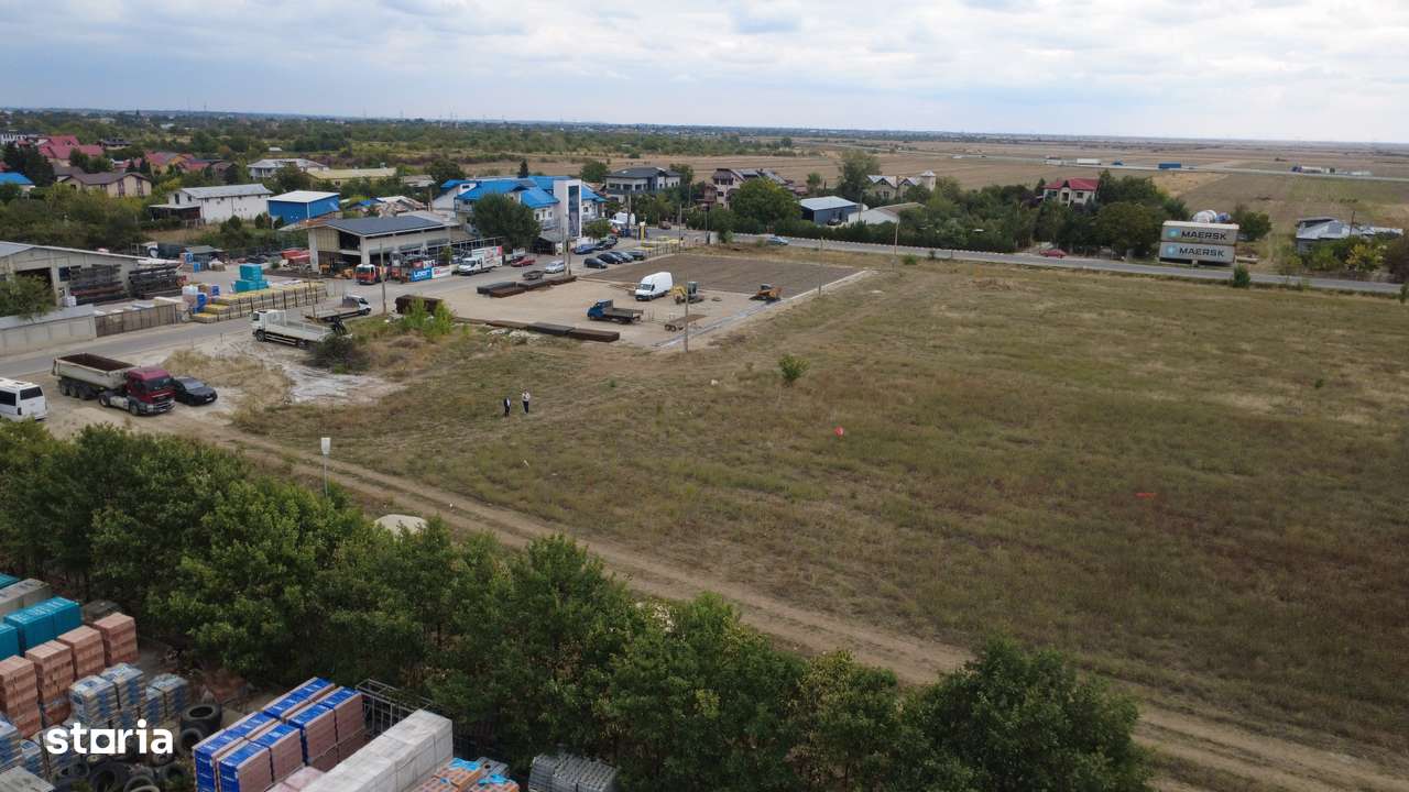 Teren 6147 m.p. Mihailesti Penny - dubla deschidere - Imagine principală: 2/14