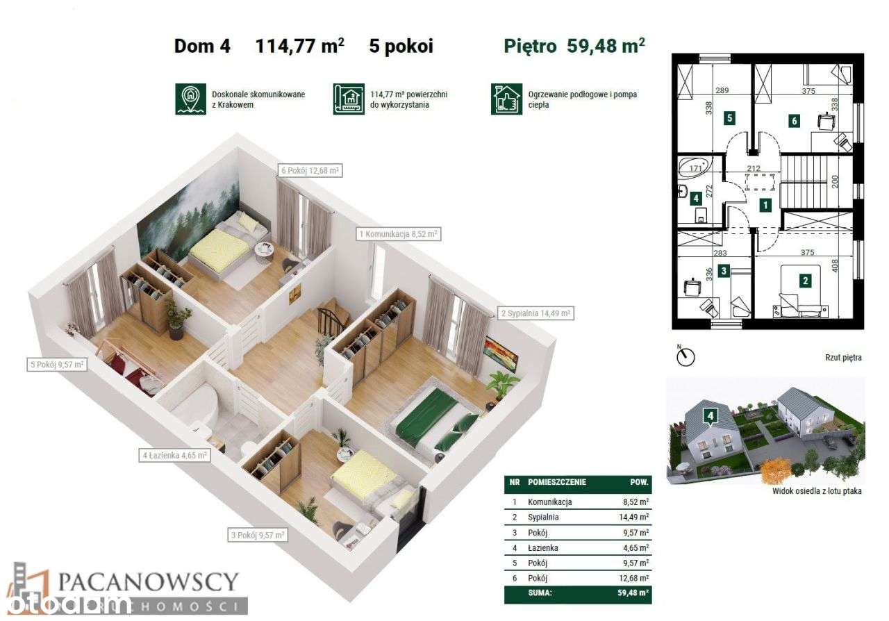 Dom, 114,77 m², Łuczyce-6