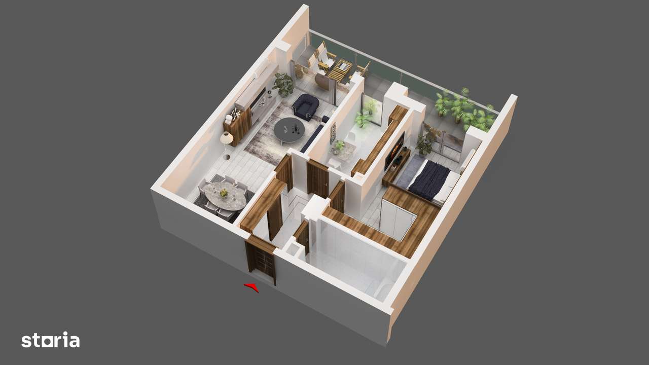 Rate La Dezvoltator 2 camere Lux in Solid Residence Faleza-Nord-12