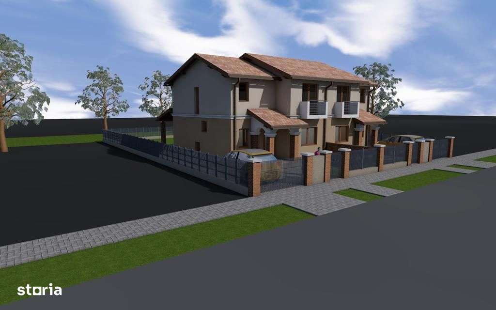 1/2 Duplex, P+1, 5 camere, 104mpU, 350mpT, Cartierul Primaverii! - Imagine principală: 3/8