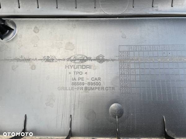 HYUNDAI I10 LIFT 16- GRILL KRATKA ZDERZAKA PRZEDNIEGO ZNACZEK 86569-B9500 86351-B9500 - 2