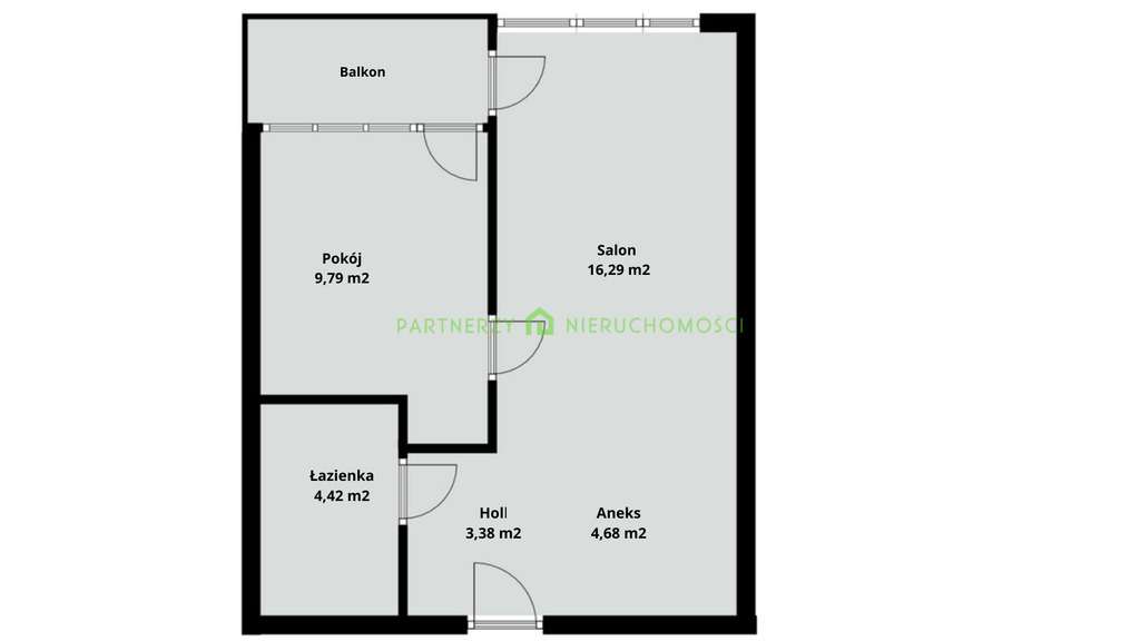 Apartament 2-Pokojowy z Balkonem w Kołobrzegu - Pełny obrazek: 3/15