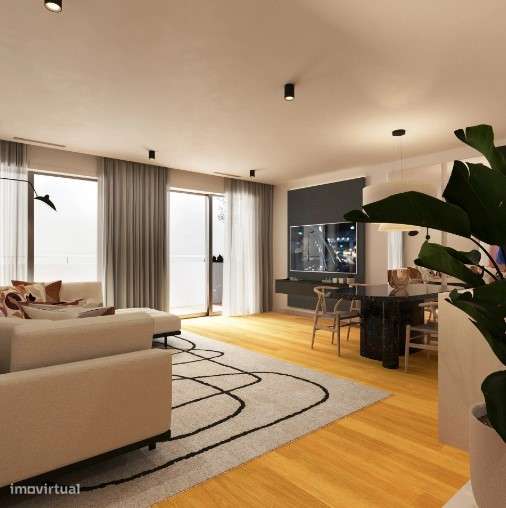 T1 Novo com varanda e LUGAR DE GARAGEM, a 800m da Estação do Metro - Grande imagem: 4/15