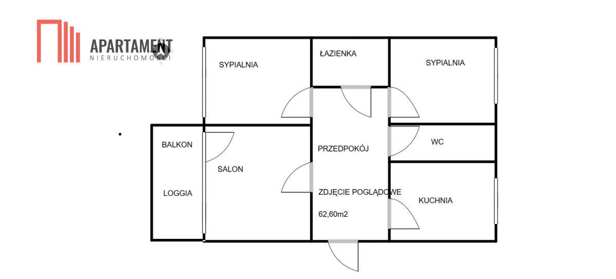 Przestronne 3 pokoje z loggią Tczew, Suchostrzygi-14