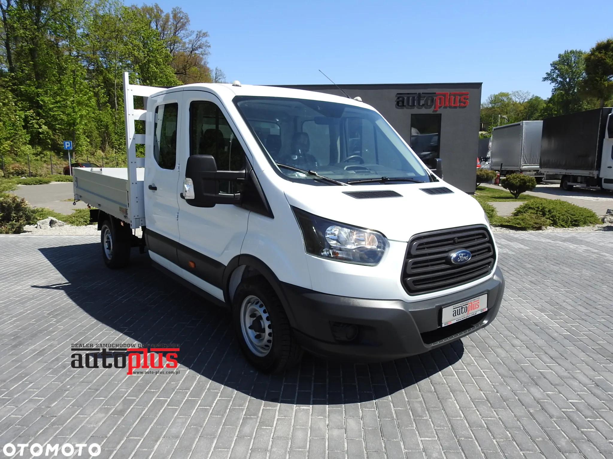 Ford TRANSIT SKRZYNIA PODWÓJNA KABINA DOKA 7 MIEJSC KLIMATYZACJA 130KM [ E24615 ] - 2